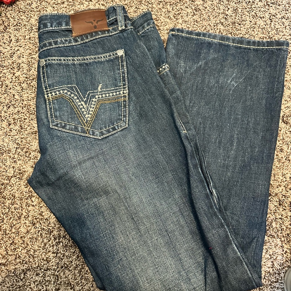 Men's Wrangler 20x Bootcut Blue Denim Jeans